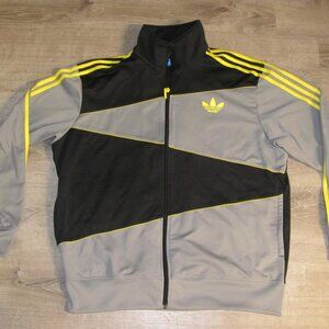 Vintage Style Mens Adidas Originals Color Block Track Jacket Zip Front Size XL